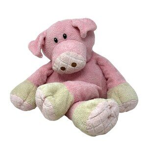 TOYS R US Pot Belly Pink Pig Floppy Plush 2011 Terry Cloth
